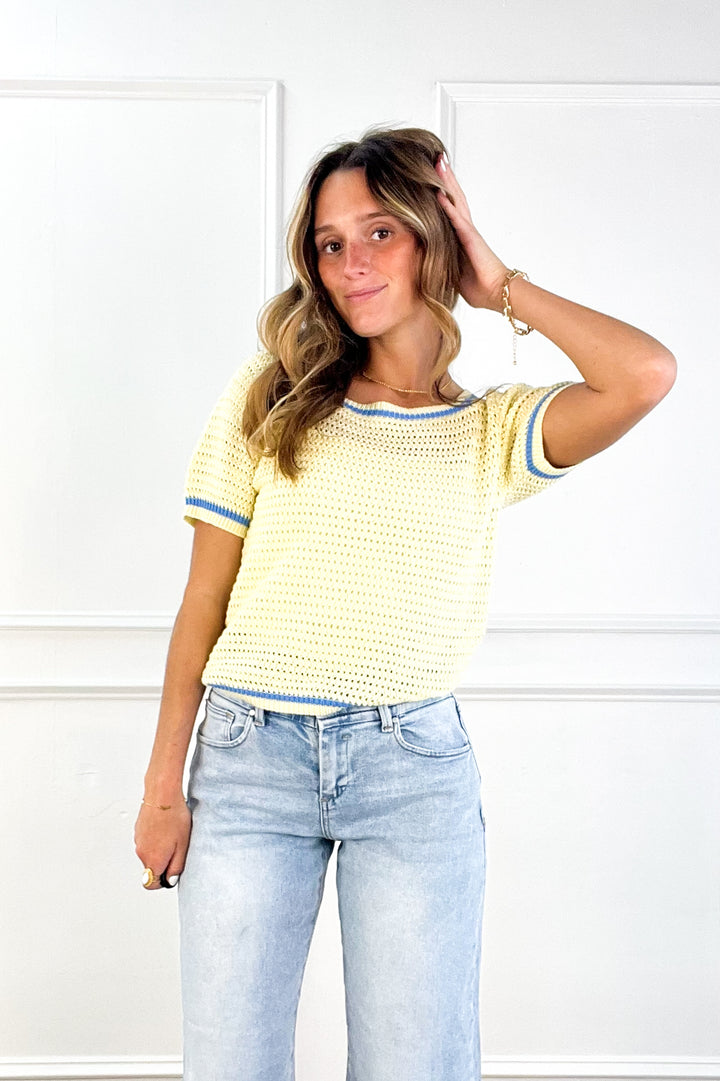 Boardwalk Breeze Knit Top