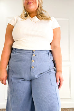 Curvy Everyday Ribbed Tee