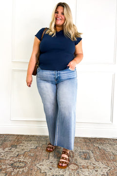 Curvy Everyday Ribbed Tee