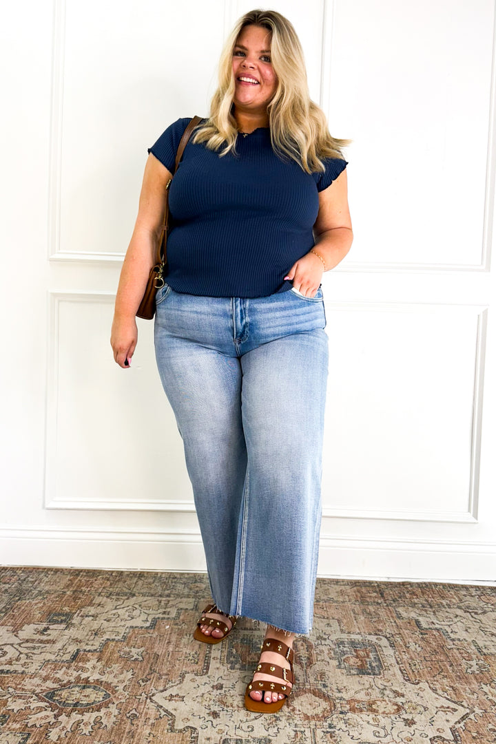 Curvy Everyday Ribbed Tee