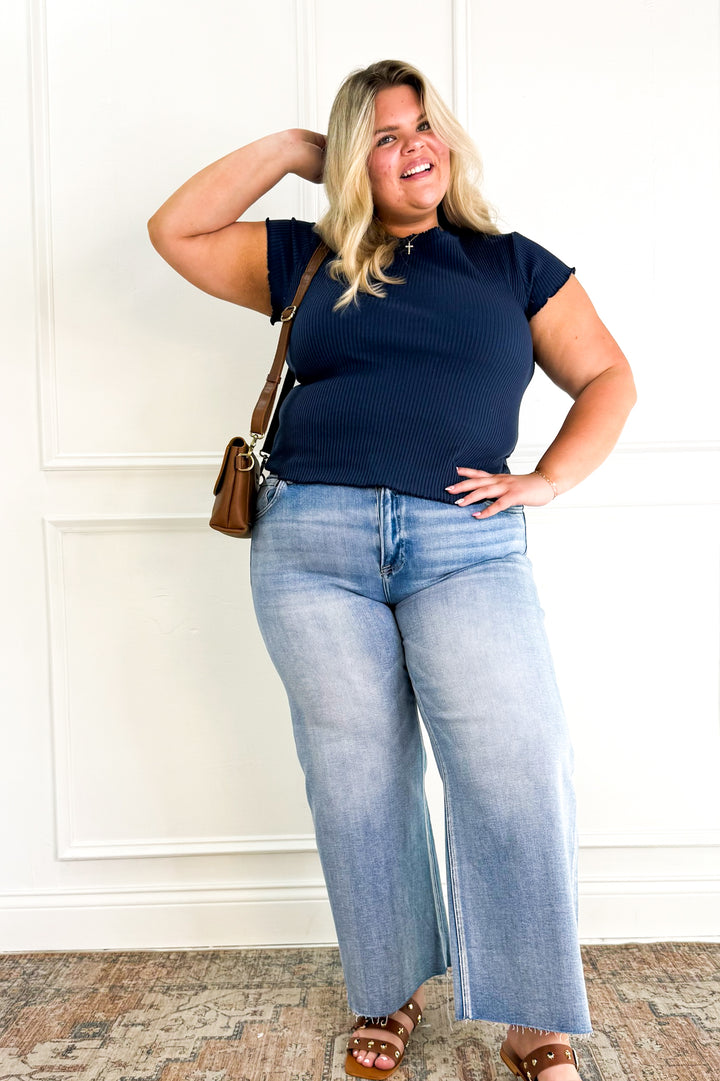 Curvy Everyday Ribbed Tee