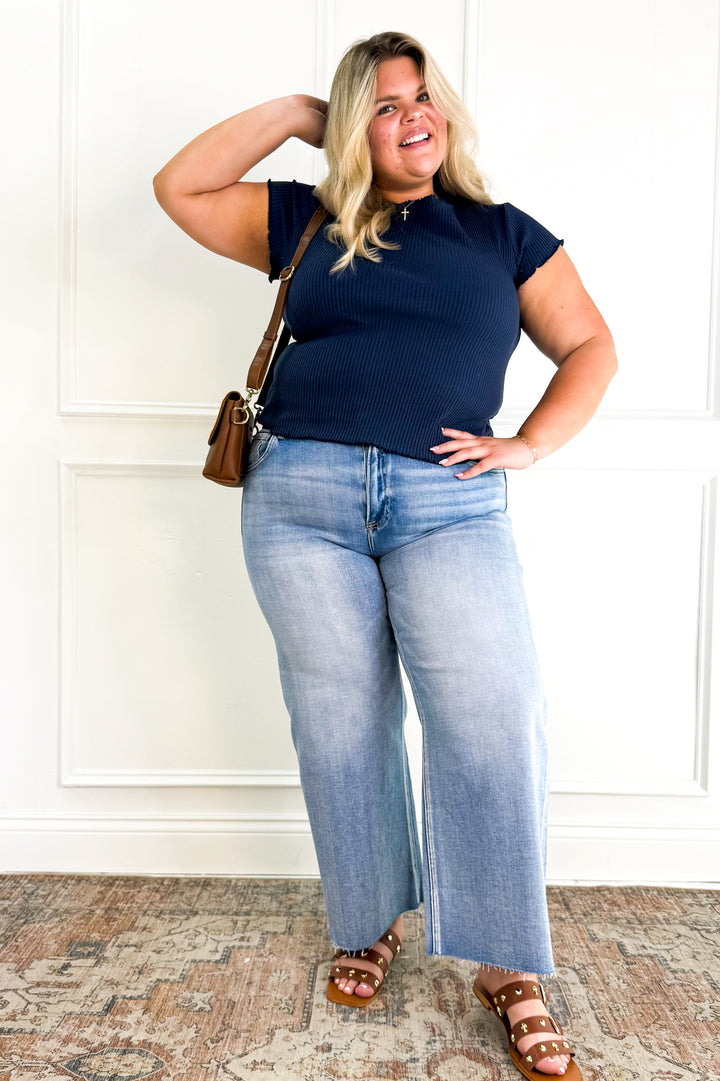 Curvy Everyday Ribbed Tee
