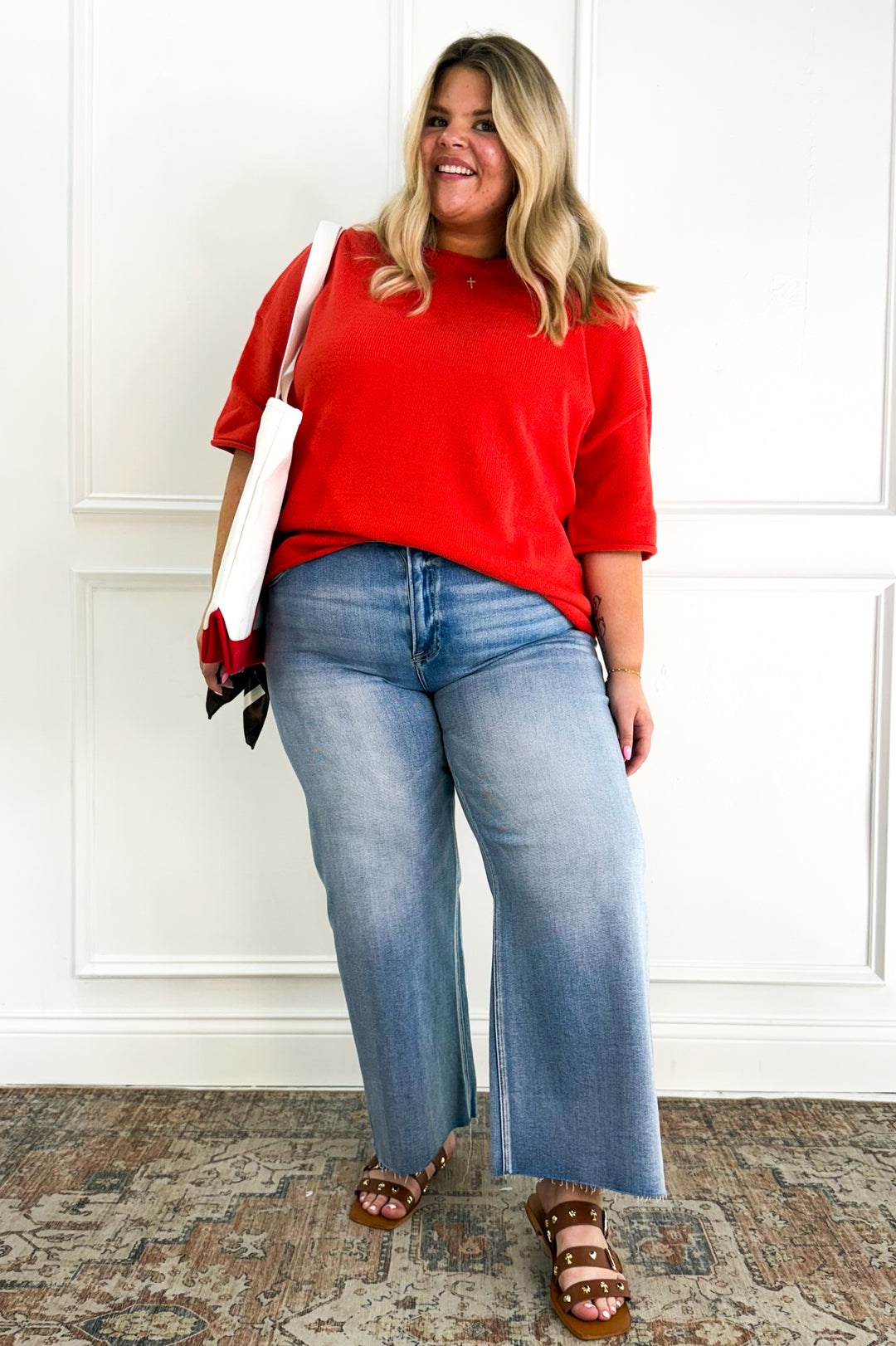 Curvy Everyday Essential Knit Top