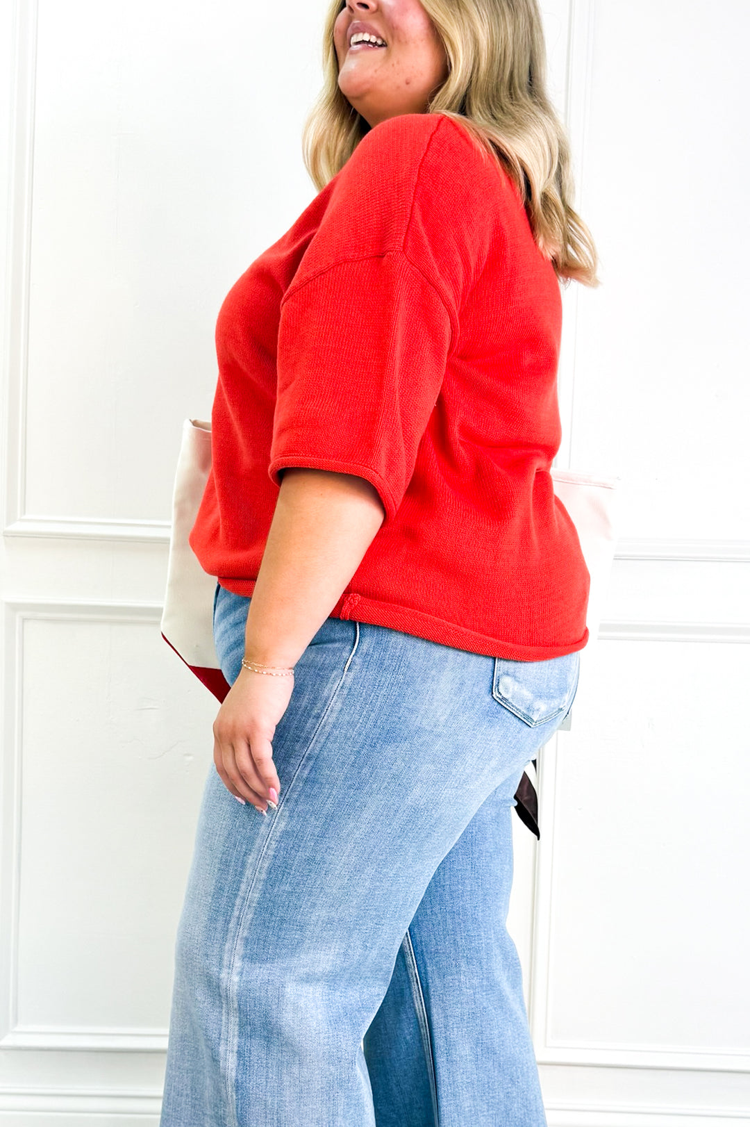 Curvy Everyday Essential Knit Top