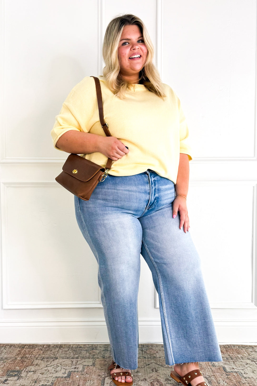Curvy Everyday Essential Knit Top