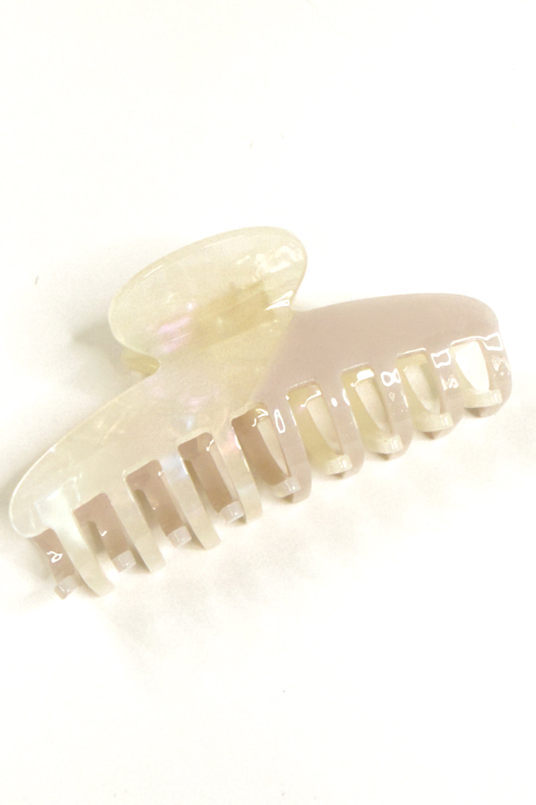 Ivory Bloom Mini Claw Clip
