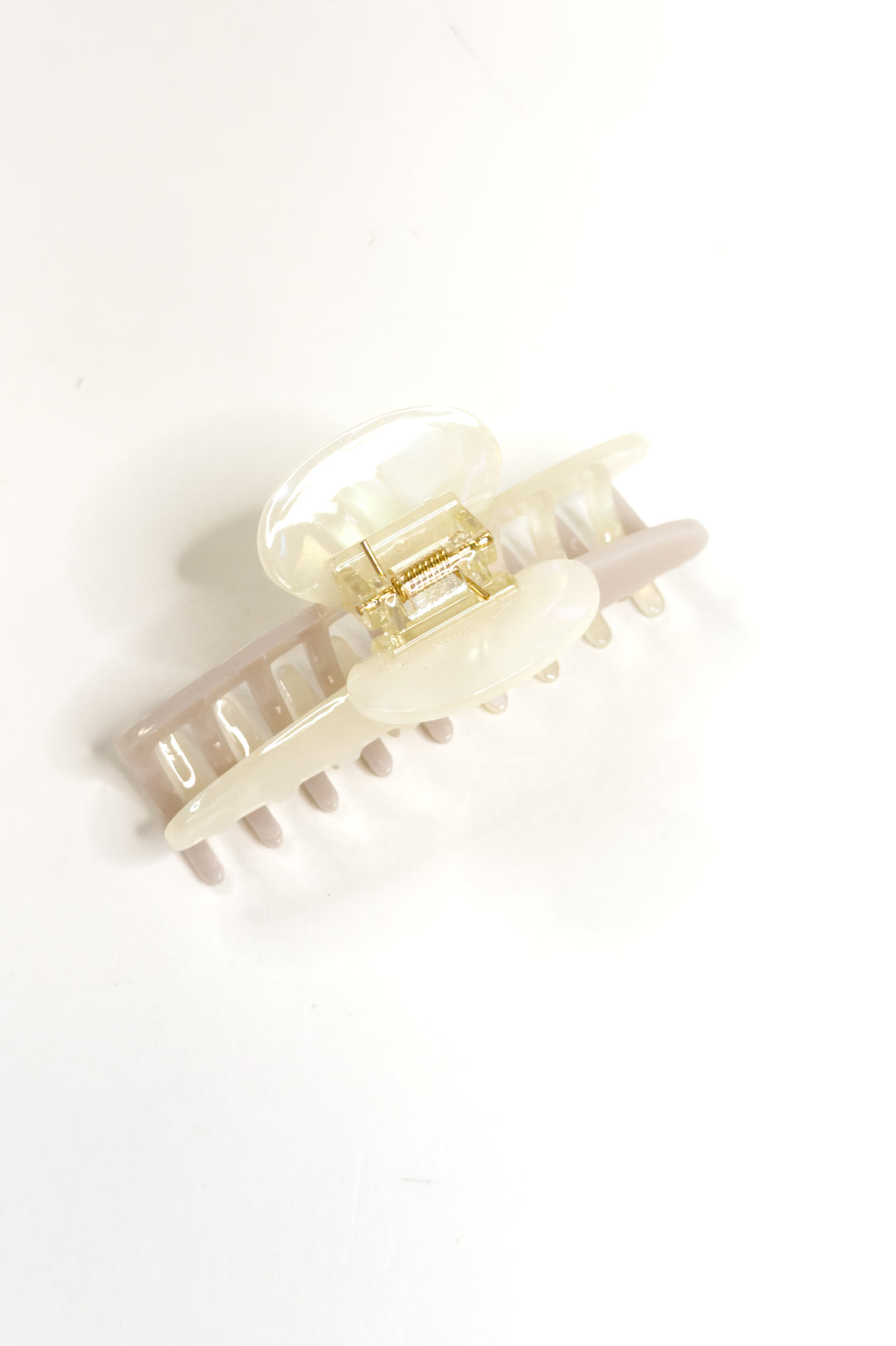 Ivory Bloom Mini Claw Clip