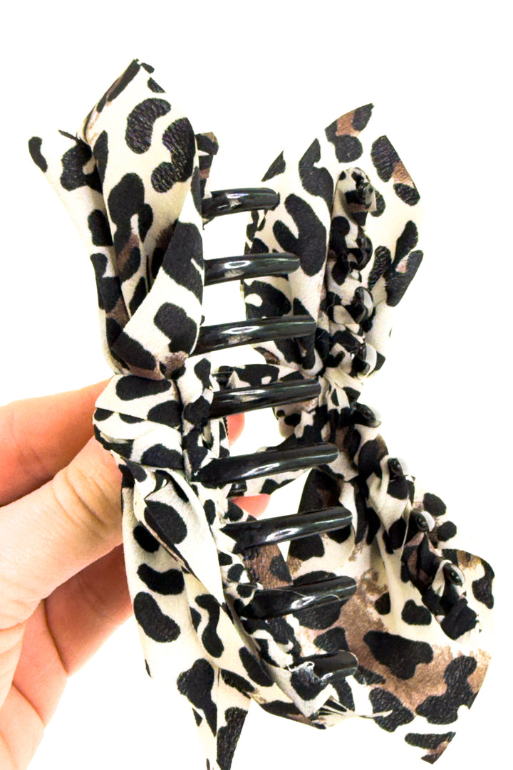 Leopard Boho Vintage Claw Clip