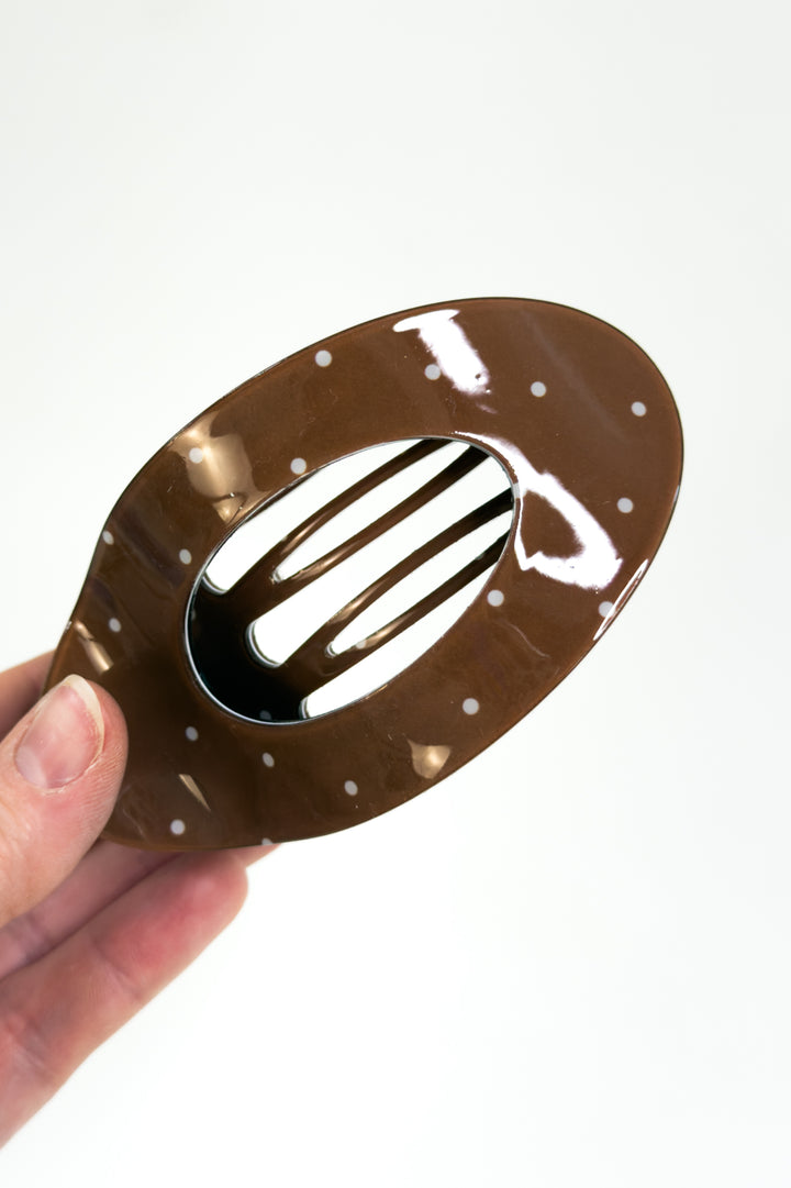 Mocha Dot Snap Clip
