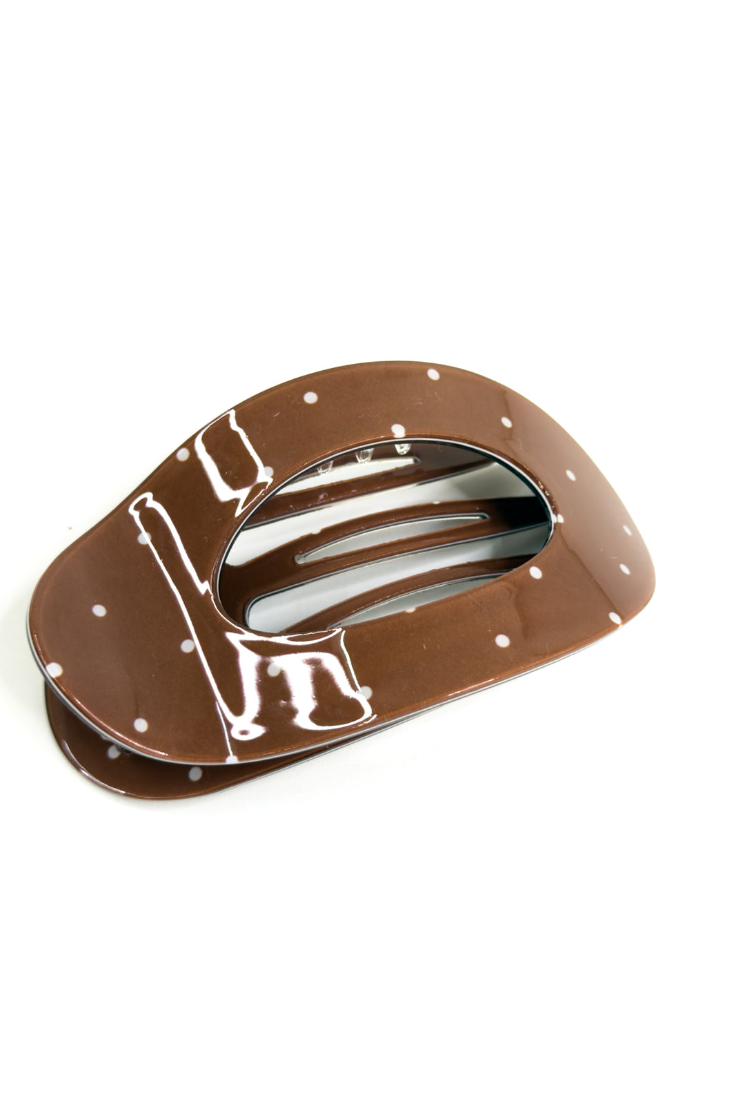 Mocha Dot Snap Clip