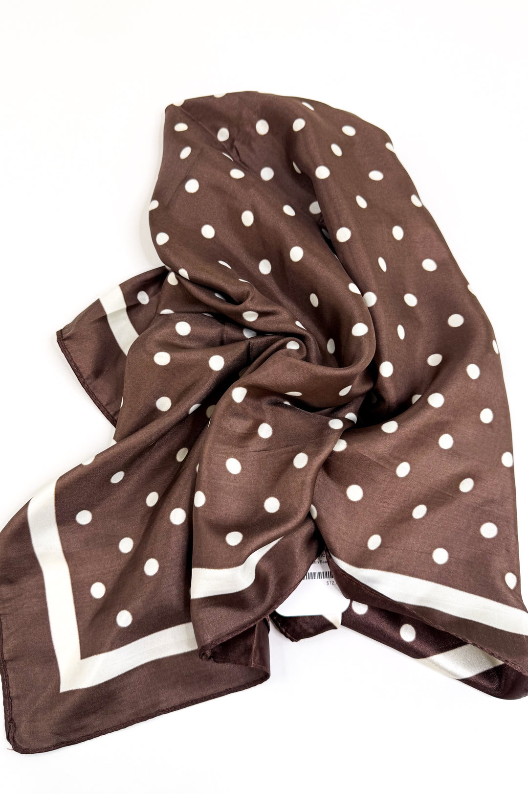 Classic Dot Satin Scarf