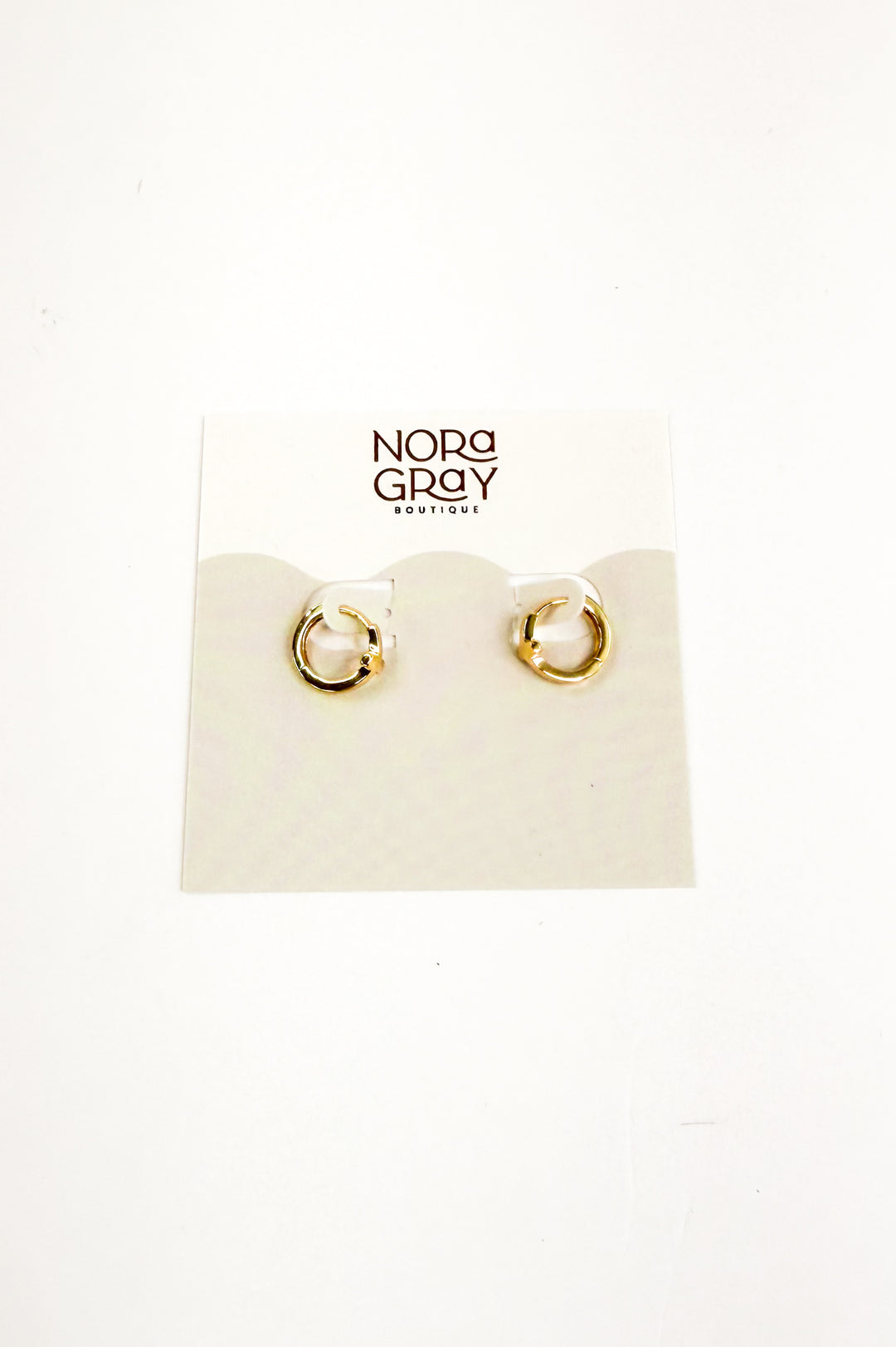 Faithful Glow Cross Hoop Earrings