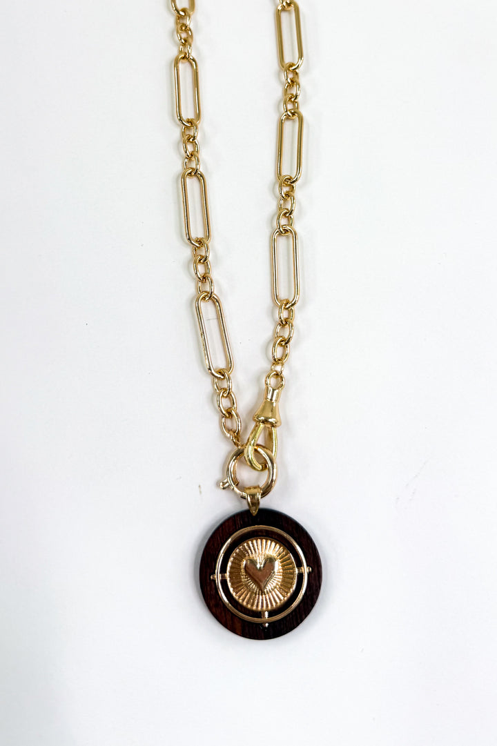 Timeless Heart Pendant Chain Necklace