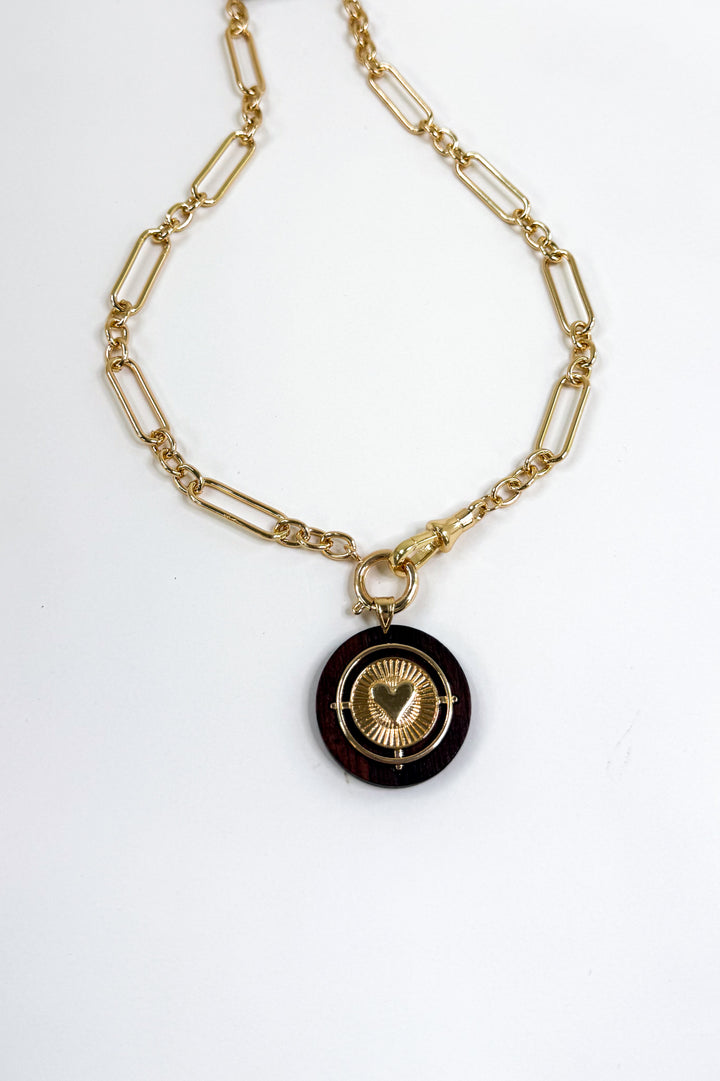 Timeless Heart Pendant Chain Necklace
