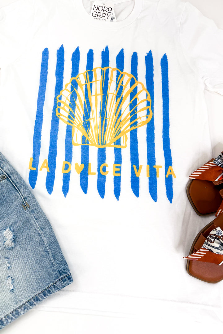 Sea Shell La Dolce Vita Graphic Tee