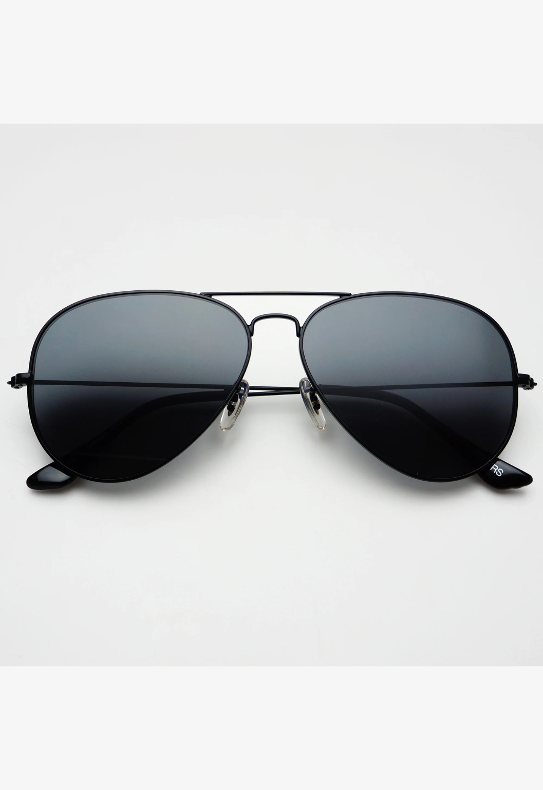 Morgan Black Frame Unisex Aviator Sunglasses | From Freyrs
