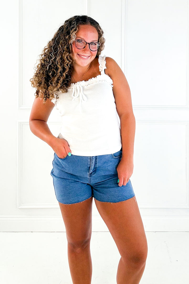 Sweetheart Ruffle Tank