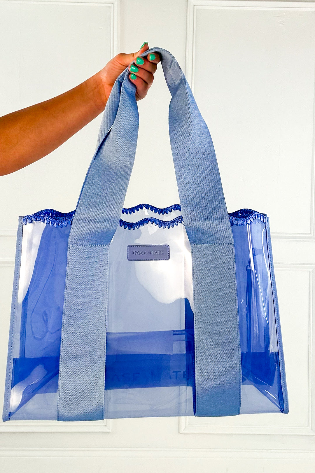 Case-Mate Carolina Blue Crochet Wave Jelly Tote Bag