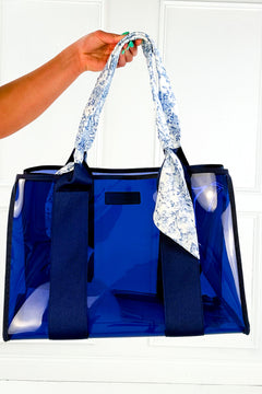 Case-Mate Something Navy Twilly Jelly Tote Bag
