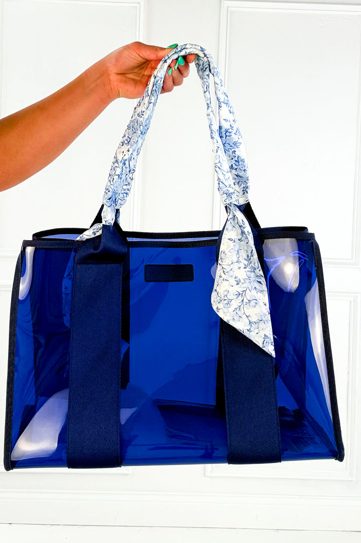 Case-Mate Something Navy Twilly Jelly Tote Bag