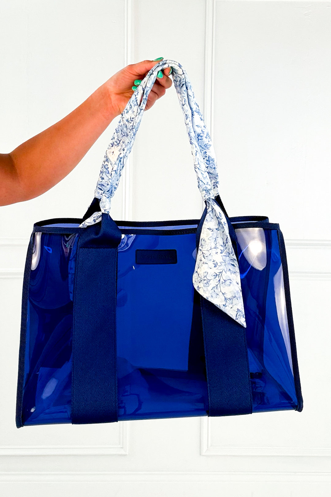 Case-Mate Something Navy Twilly Jelly Tote Bag