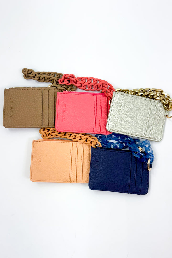 Rhodes Quilted Wallet w/ Chain Bangle
