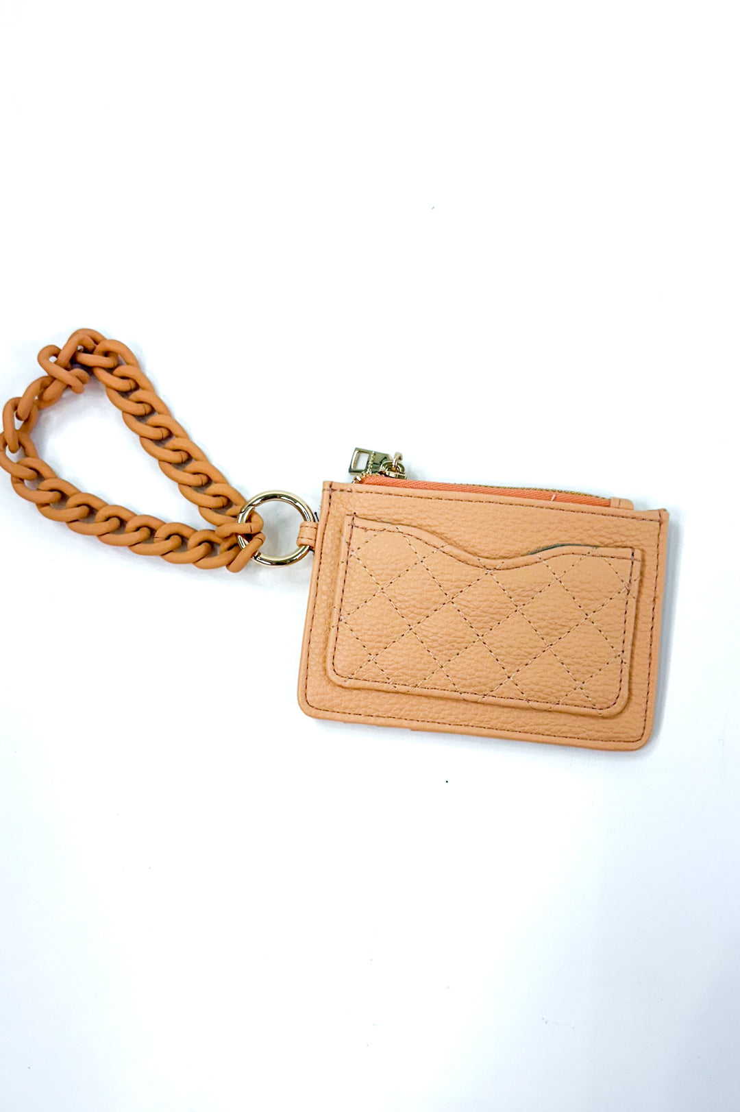 Rhodes Quilted Wallet w/ Chain Bangle