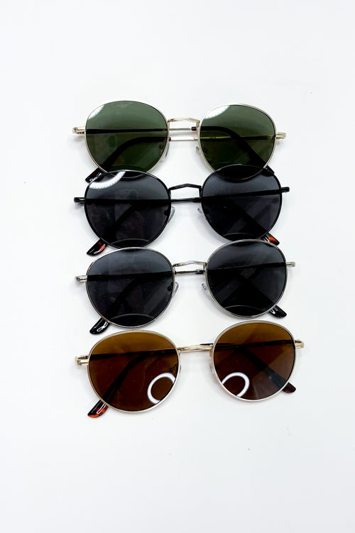 Lennon Round Metal Sunglasses