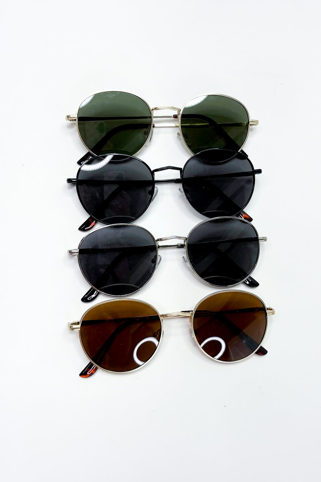 Lennon Round Metal Sunglasses