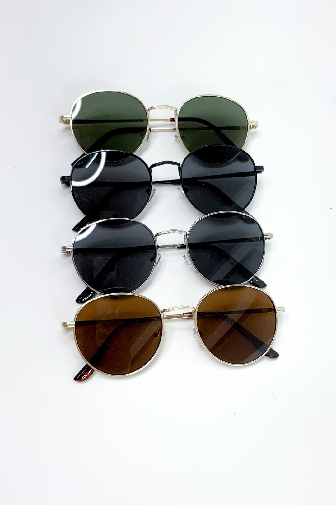 Lennon Round Metal Sunglasses