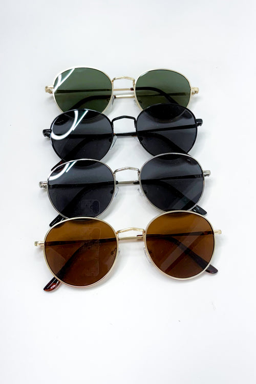Lennon Round Metal Sunglasses