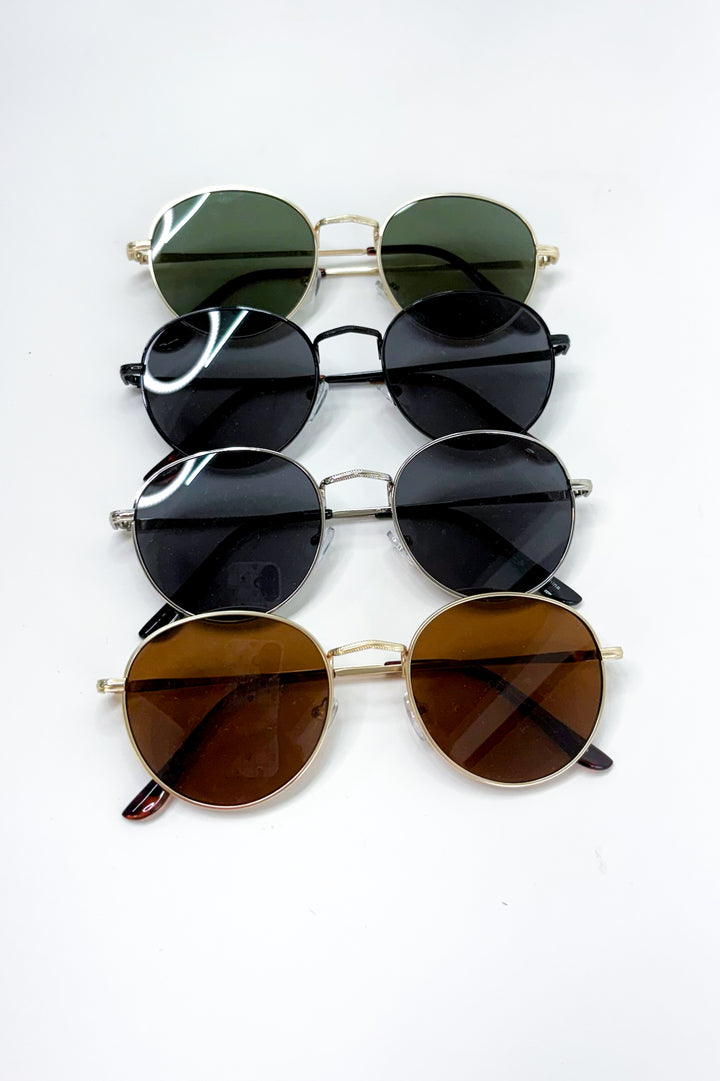 Lennon Round Metal Sunglasses