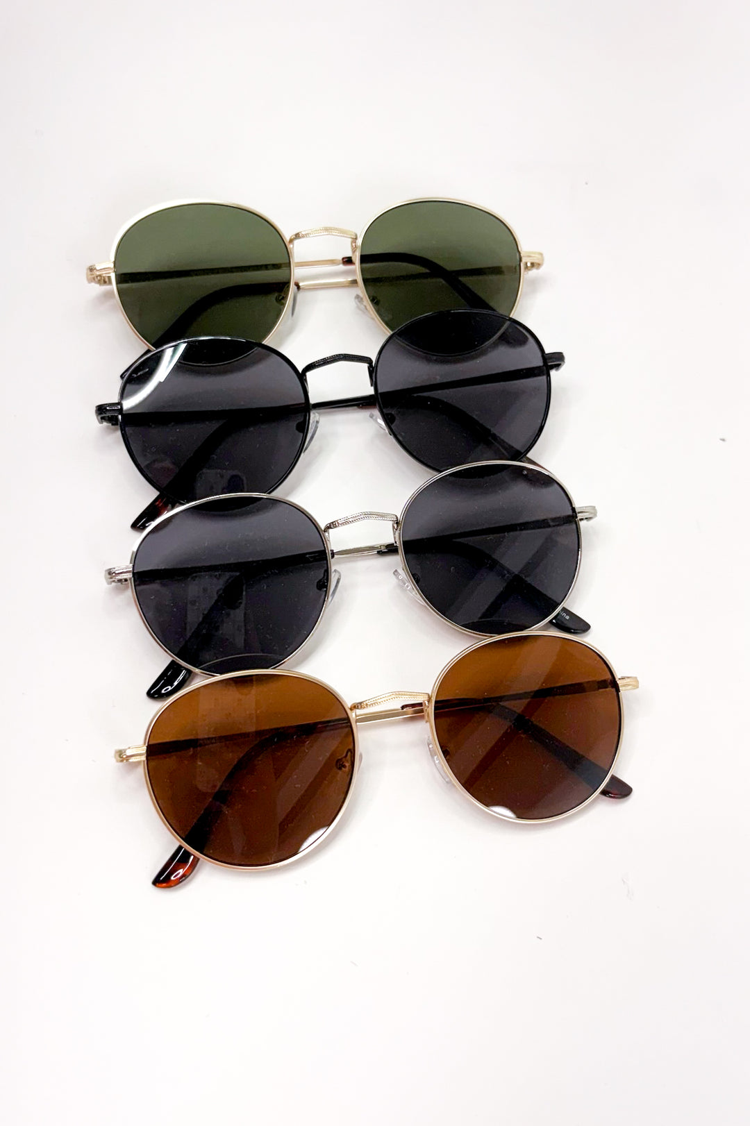 Lennon Round Metal Sunglasses