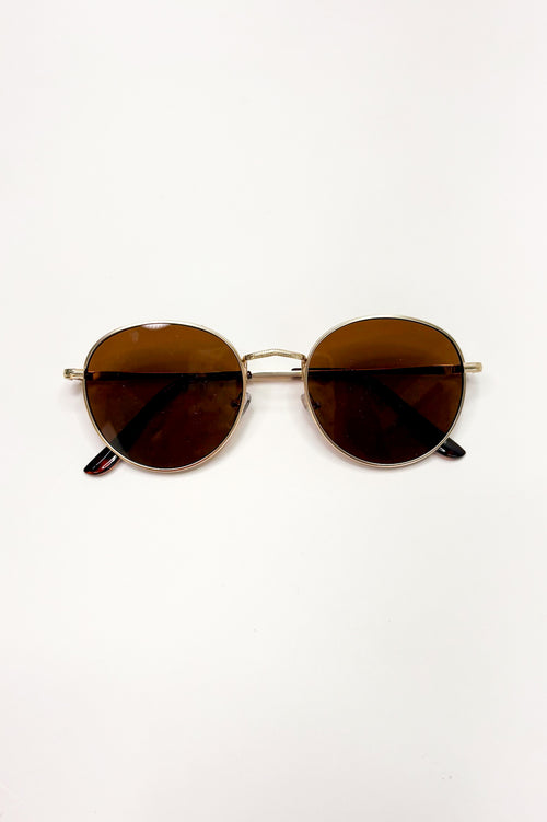 Lennon Round Metal Sunglasses