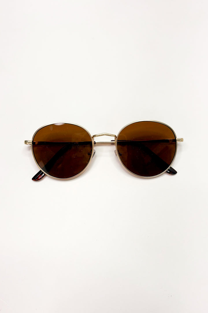 Lennon Round Metal Sunglasses