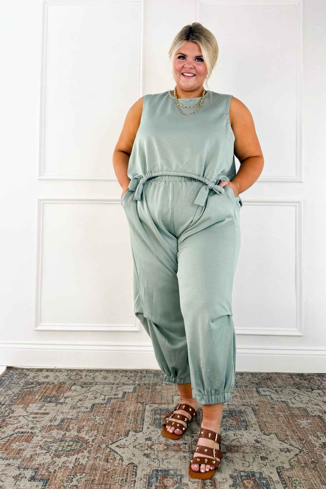 Curvy Sage Ease Wide Leg Pants