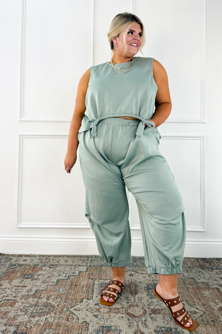 Curvy Sage Ease Wide Leg Pants