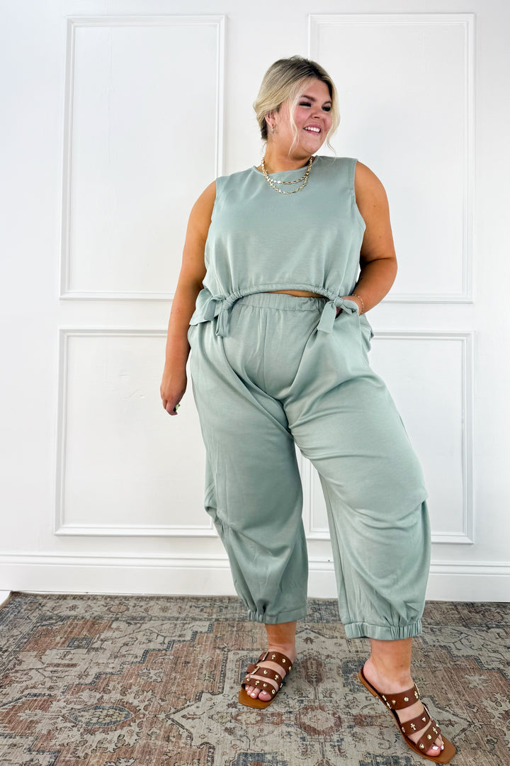 Curvy Sage Ease Wide Leg Pants