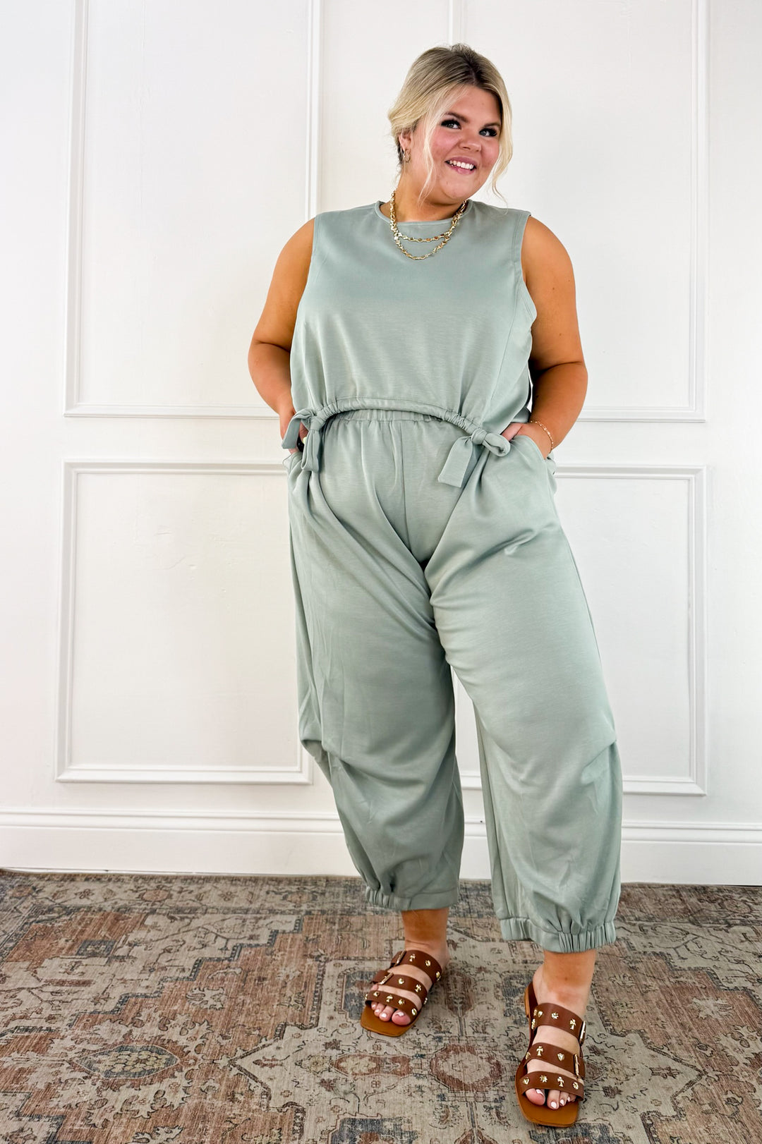 Curvy Sage Ease Wide Leg Pants