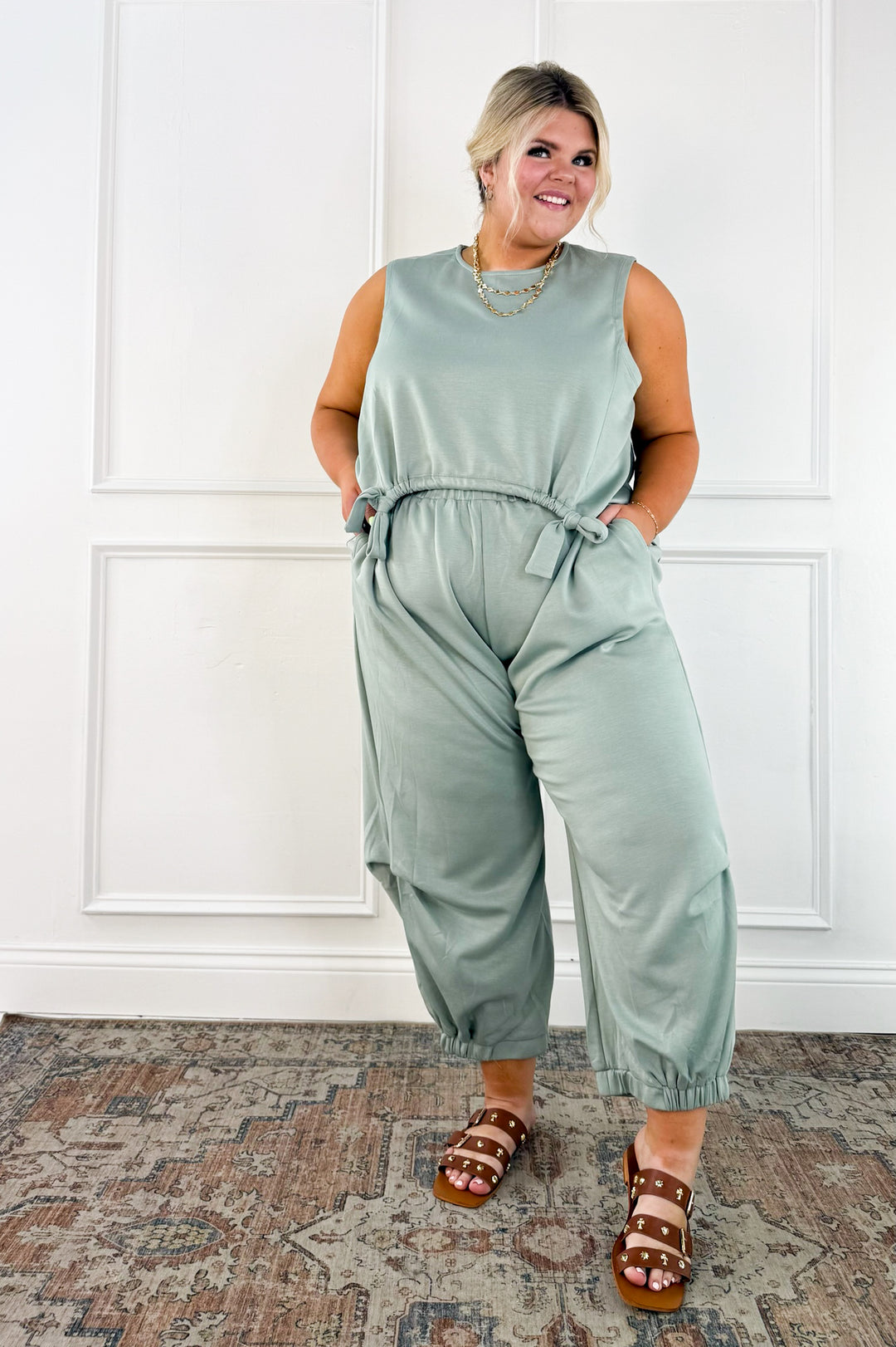 Curvy Sage Ease Wide Leg Pants