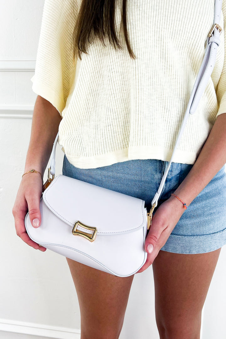 Sao Paulo Structured Crossbody w/ Lock Closure