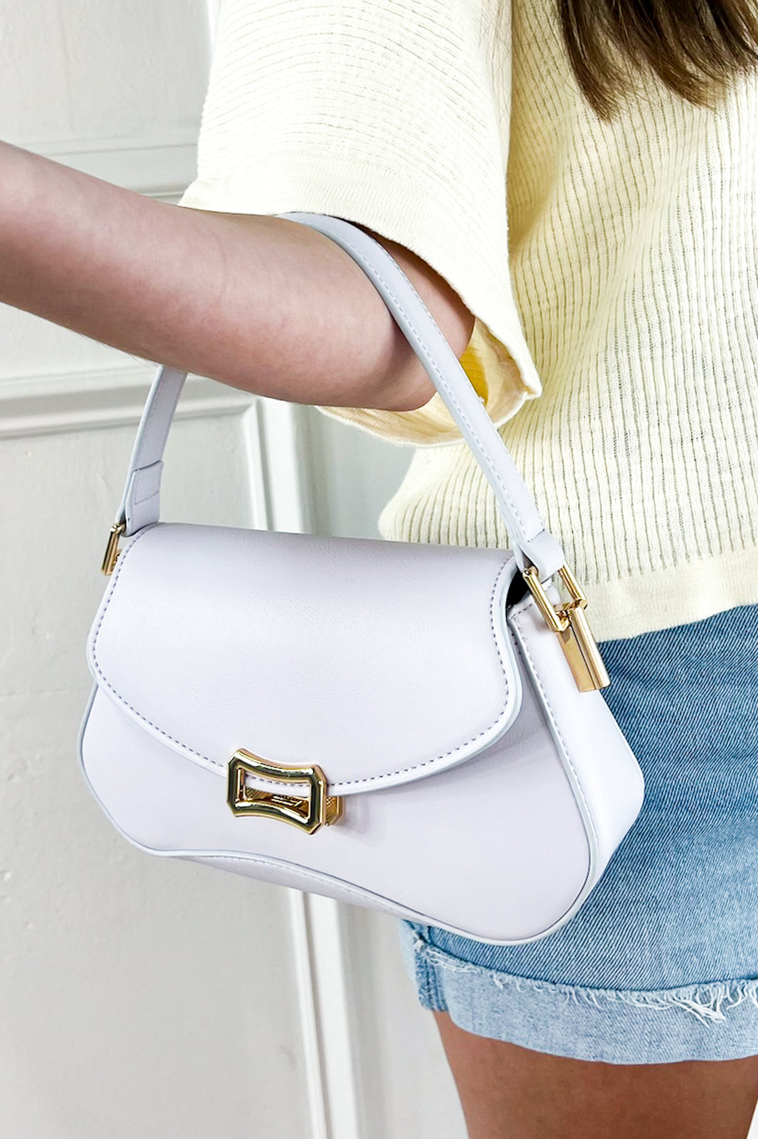 Sao Paulo Structured Crossbody w/ Lock Closure