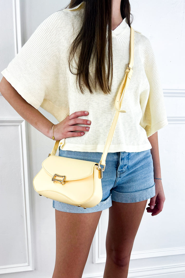 Sao Paulo Structured Crossbody w/ Lock Closure