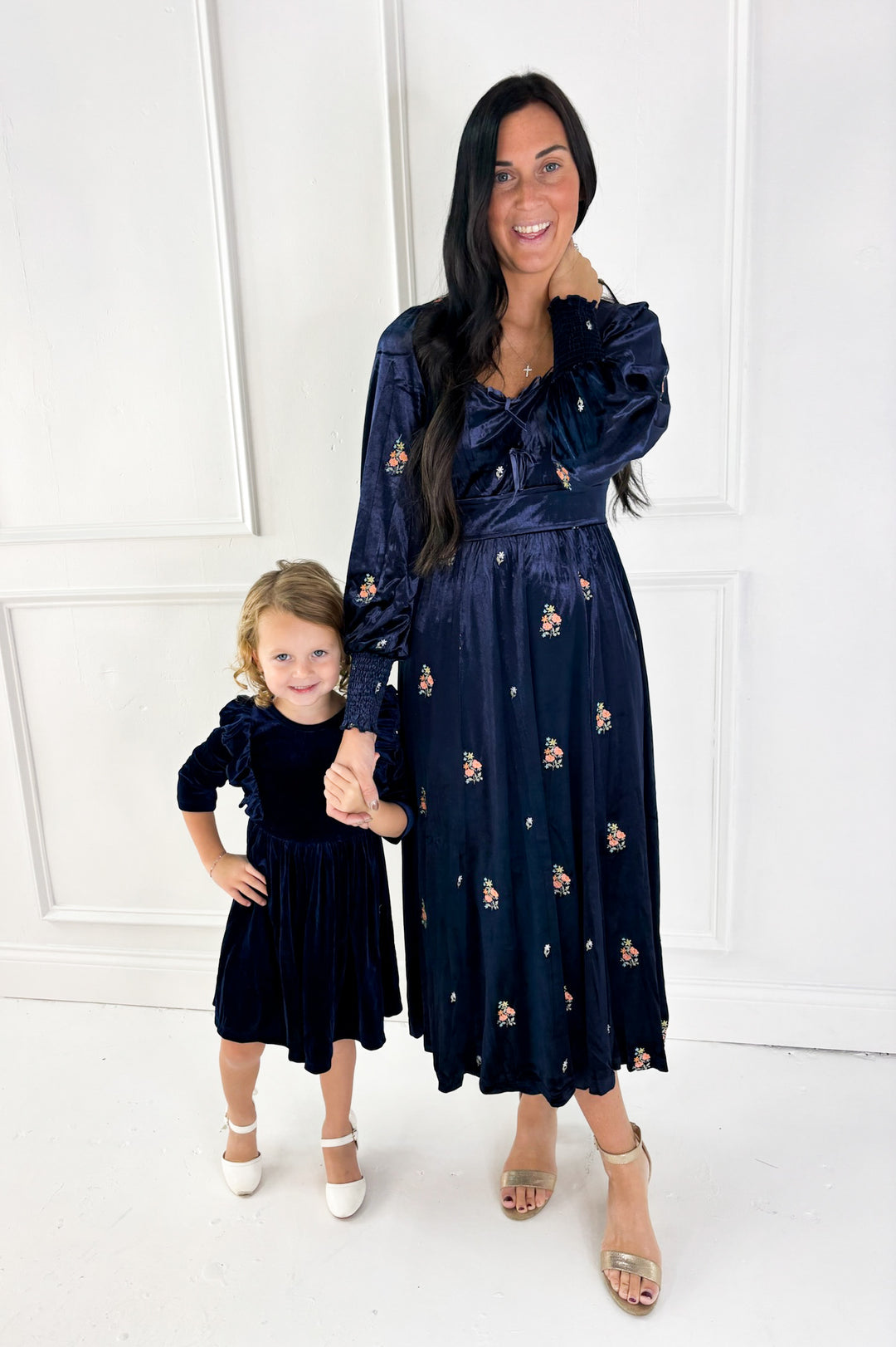 Winter Wonderland Girls Ruffle Twirl Dress