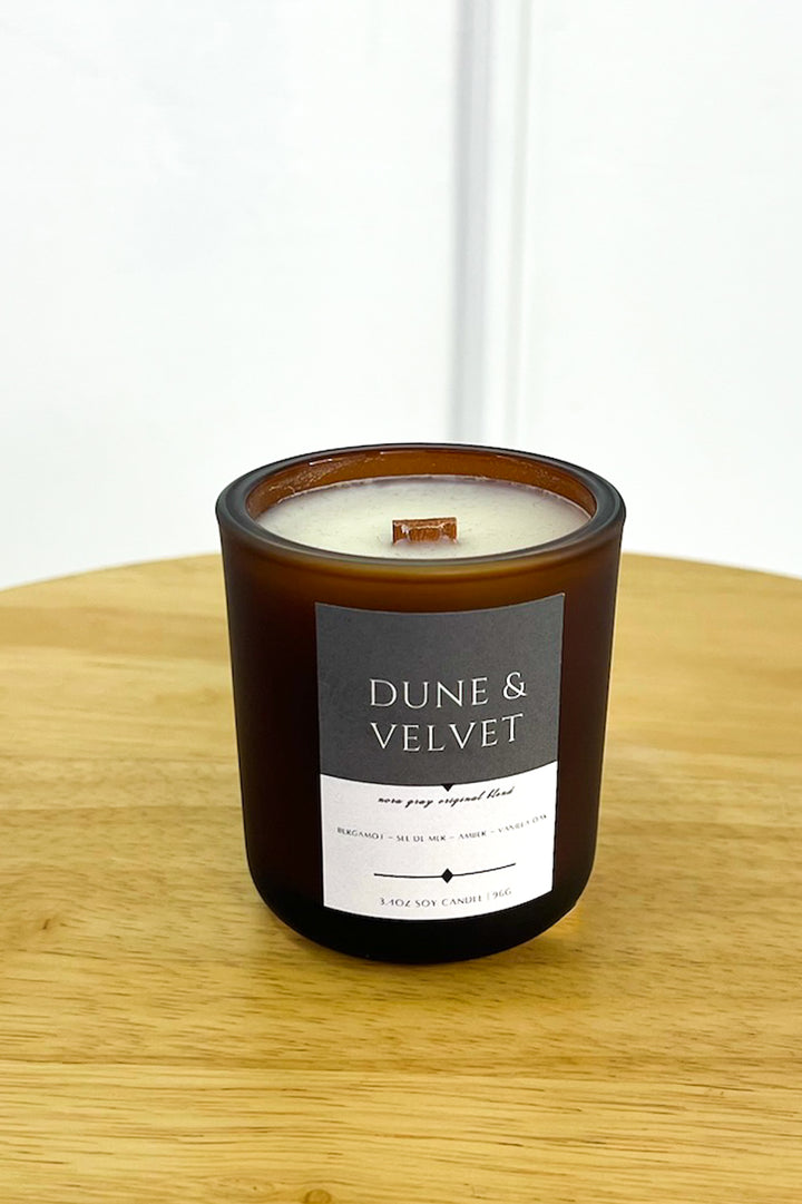 Dune & Velvet | 3.4 Oz Amber Sonoma Candle