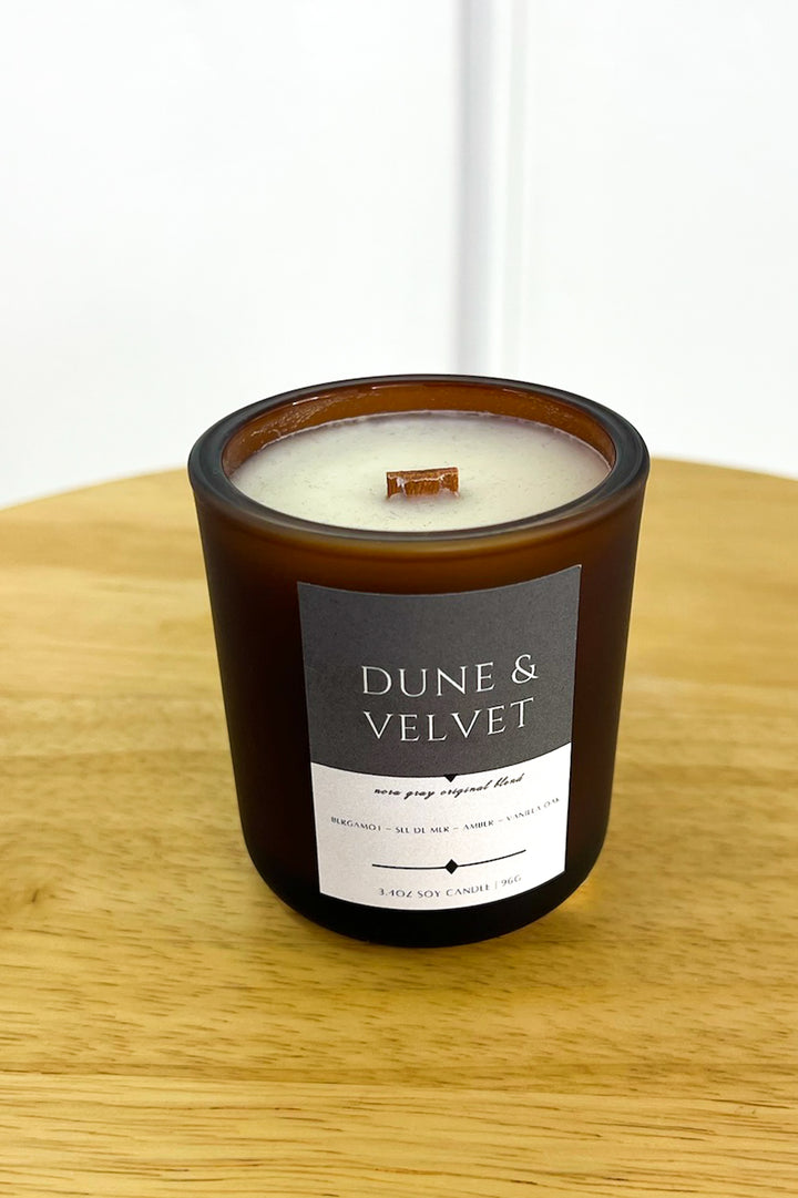 Dune & Velvet | 3.4 Oz Amber Sonoma Candle