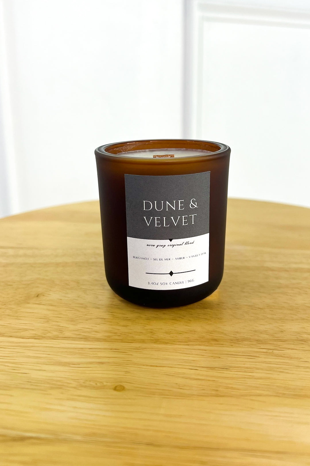 Dune & Velvet | 3.4 Oz Amber Sonoma Candle