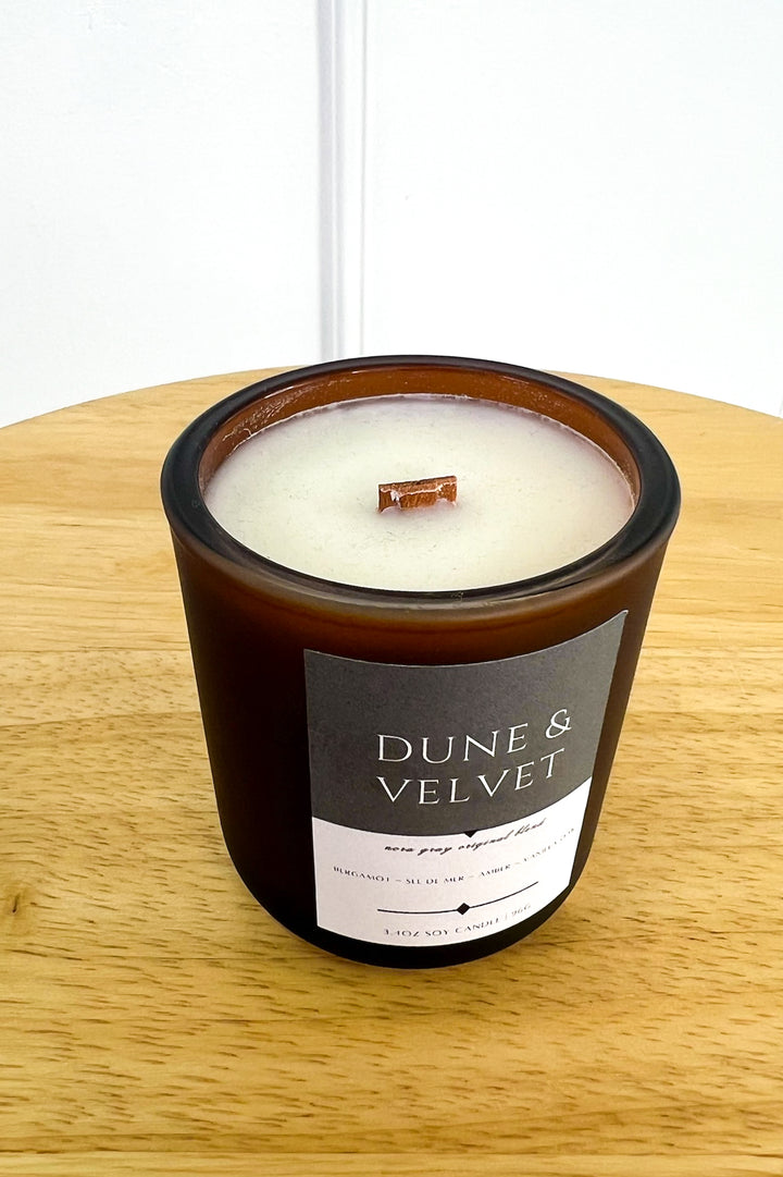 Dune & Velvet | 3.4 Oz Amber Sonoma Candle