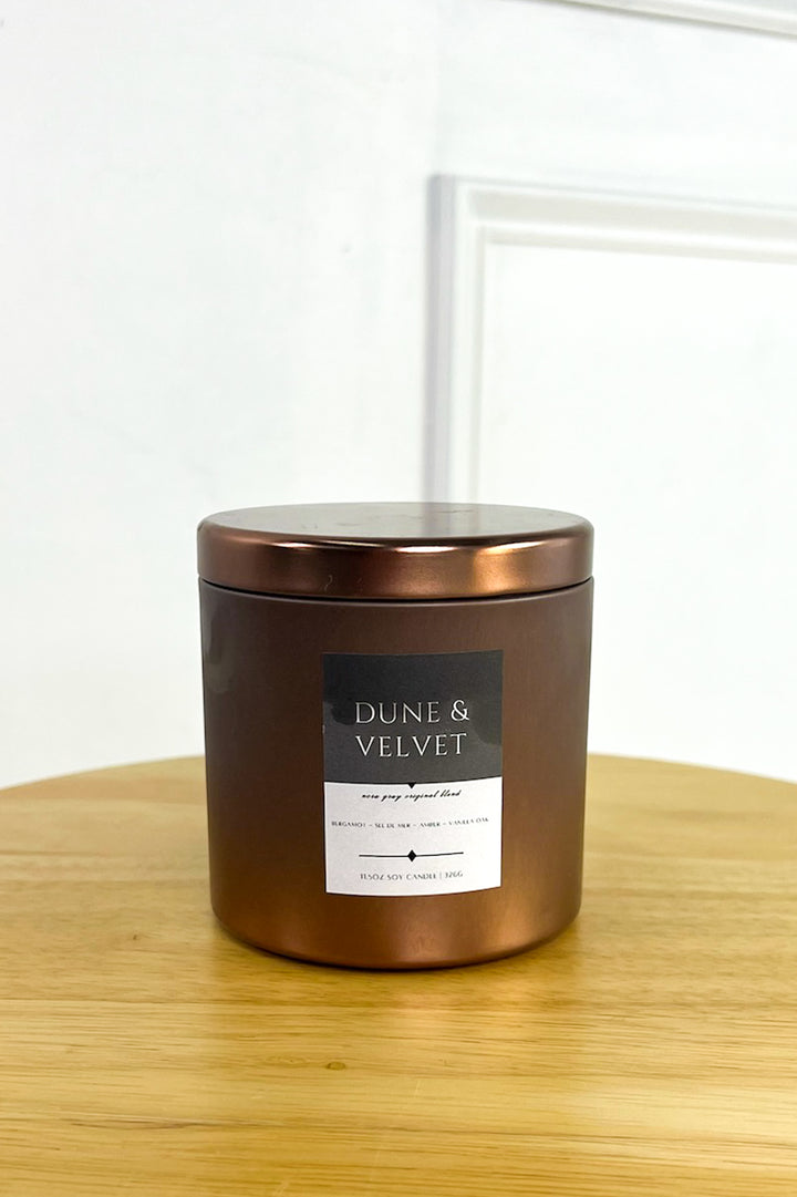 Dune & Velvet | 3.4 Oz Tin Candle