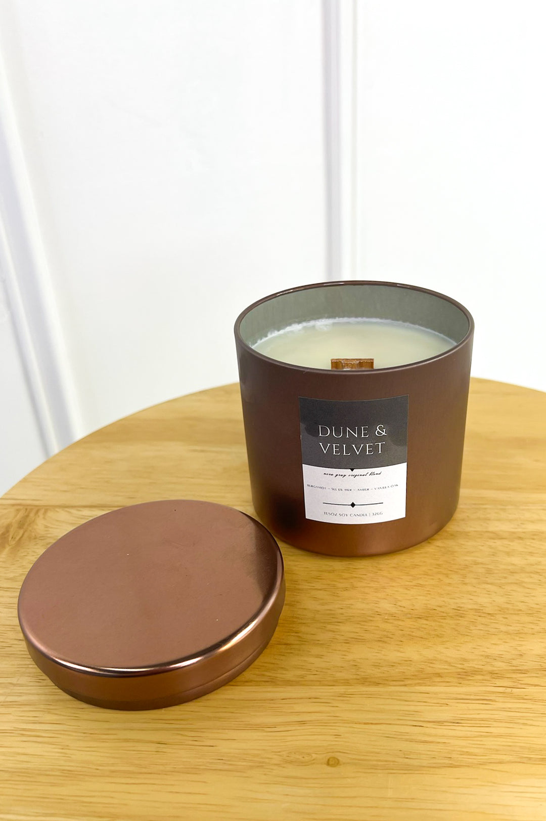 Dune & Velvet | 11 Oz Infinity Tin Candle